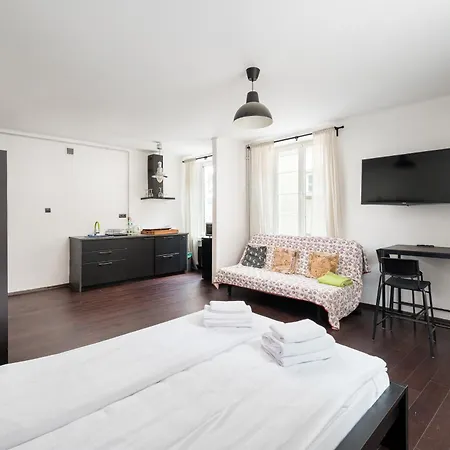 Old Town Square Black & White By Bookinghost *