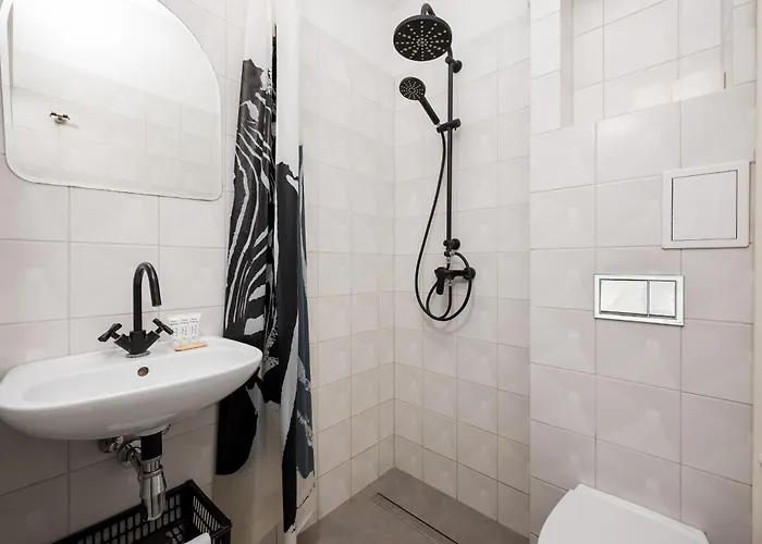 Old Town Square Black & White By Bookinghost